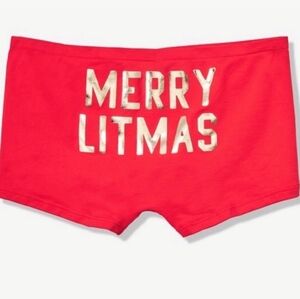 PINK Victoria's Secret MERRY LITMAS bodyshorts